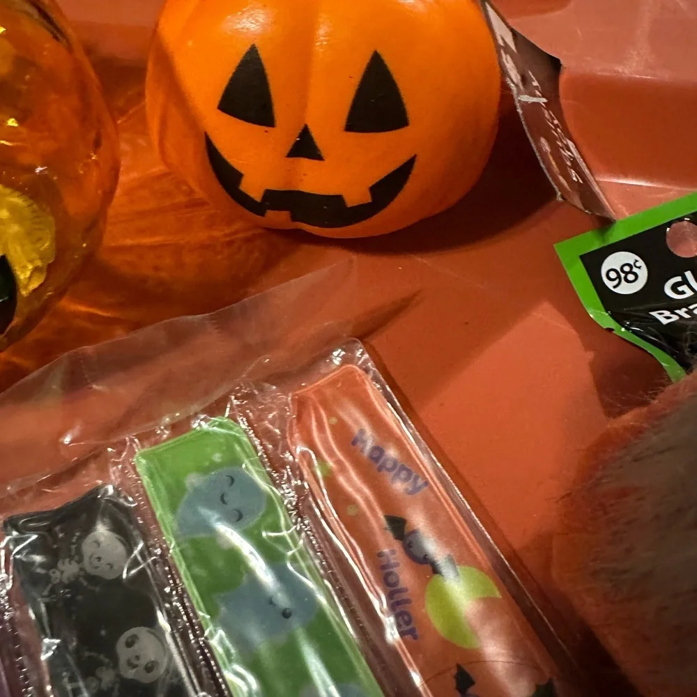 Halloween Party Supplies Set - Orange and Black